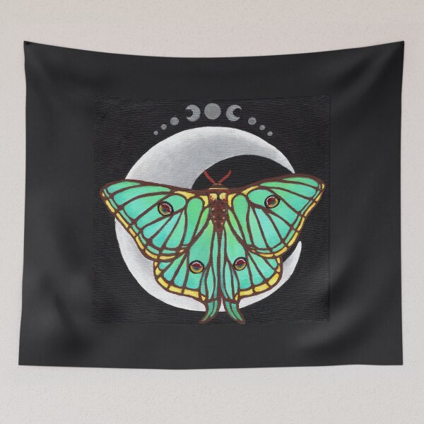 Item preview, Luna Moth on Canvas designed and sold by EmilyDucky.