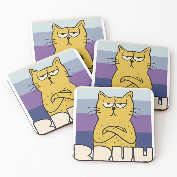 Item preview, Bruh Meme Funny Saying Brother Greeting Teens Boys Bruh Cat designed and sold by smartrocket.