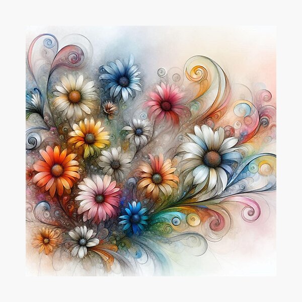 Item preview, Beautiful Daisy Colors designed and sold by connie campbell.