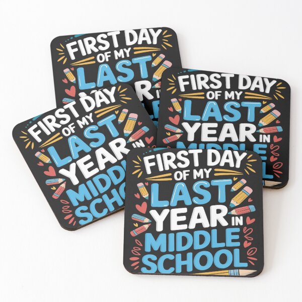 Item preview, First Day Of My Last Year In Middle School Back To School designed and sold by Nekusa.