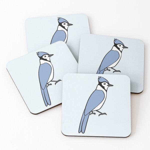 Item preview, Cute Blue Jay Bird Illustration designed and sold by theartfulaspie.