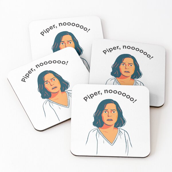 Item preview, “Piper, noooooo!” – Parker Posey in The White Lotus Quote Illustration designed and sold by newyorkwala.