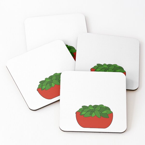 Item preview, Red Planter with Bright Green Plant designed and sold by CNDStore.