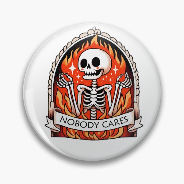 Item preview, Skeleton Nobody Cares  designed and sold by Gkinoki.