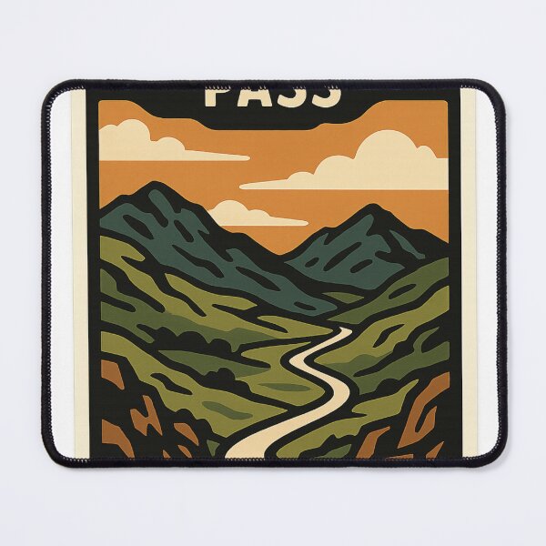 Item preview, Hardknott Pass England – Bold Graphic Landscape of Lake District designed and sold by Aryabek.
