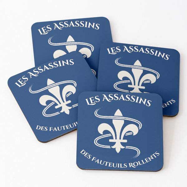 Item preview, Les Assassins des Fauteuils Rollents (Wheelchair Assassins) designed and sold by SyntheticMind.