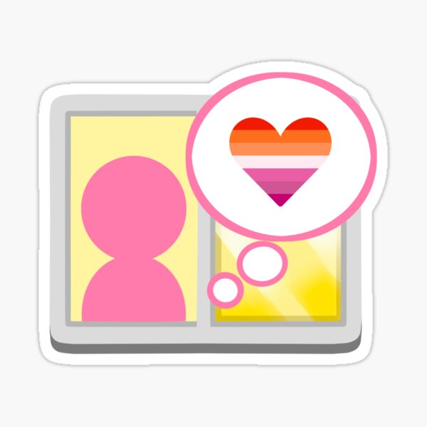 Tomodachi lesbian Sticker