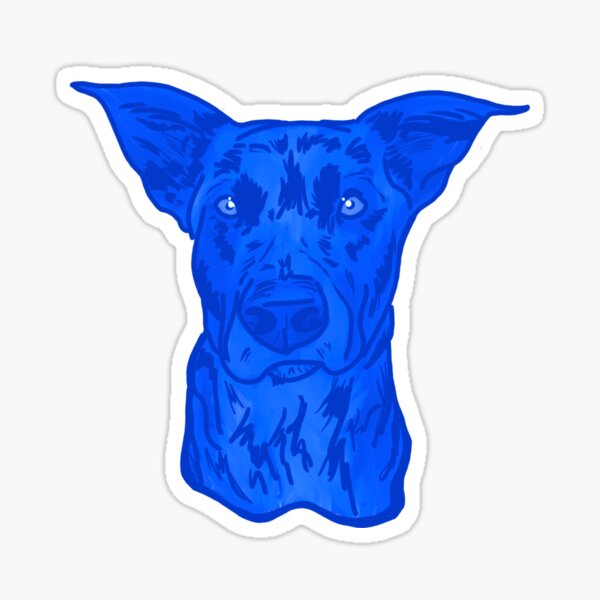 Item preview, Blue Doggo designed and sold by Kate Miller Illustrator.