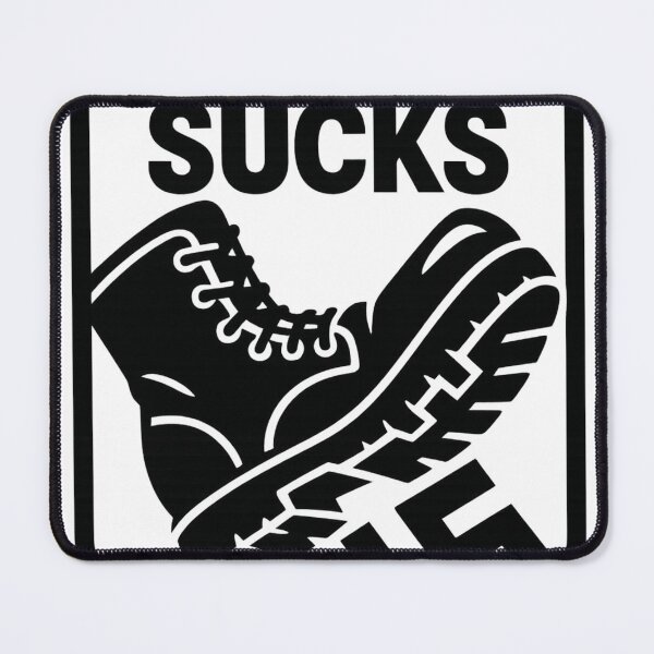 Item preview, Fascism Sucks – Protest Graphic With Combat Boot designed and sold by Aryabek.