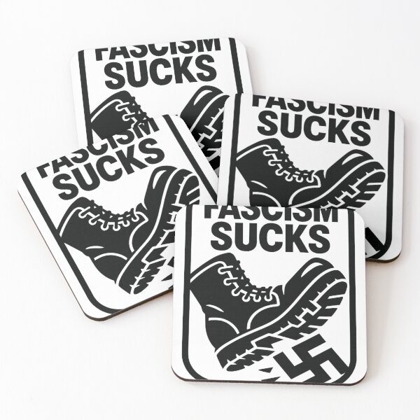 Item preview, Fascism Sucks – Protest Graphic With Combat Boot designed and sold by Aryabek.