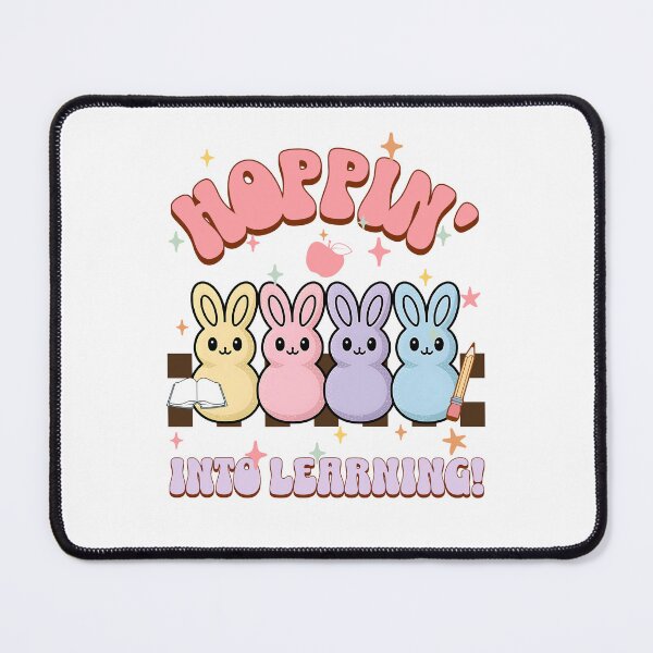 Item preview, Hoppin' Into Learning – Cute Easter Peeps Teacher designed and sold by InspireHubWear.
