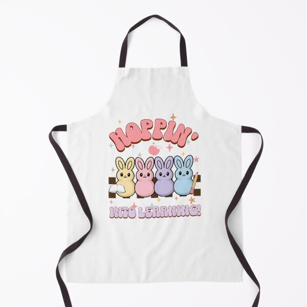 Item preview, Hoppin' Into Learning – Cute Easter Peeps Teacher designed and sold by InspireHubWear.