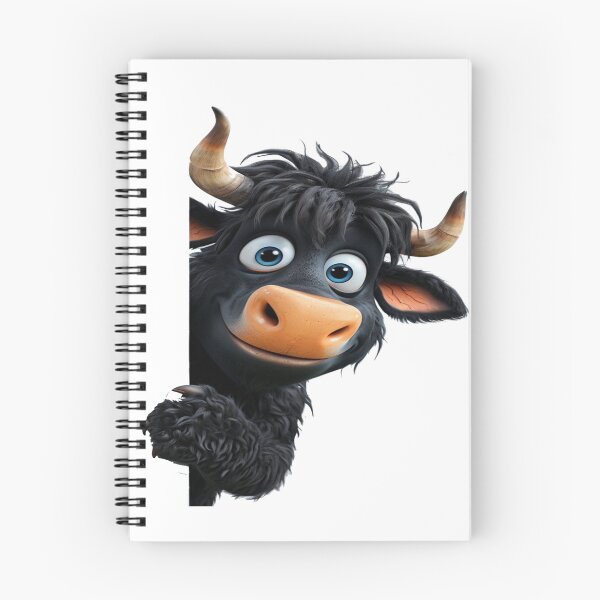 Item preview, Cheerful  Black Bull Character designed and sold by AxstinGraphics.