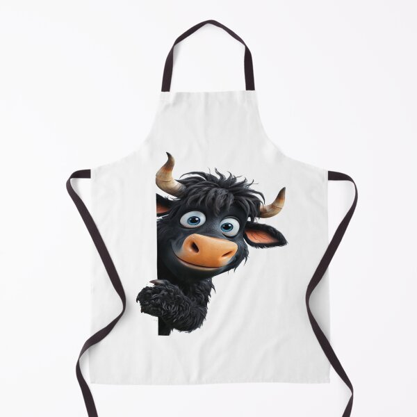 Item preview, Cheerful Black Bull Character designed and sold by AxstinGraphics.