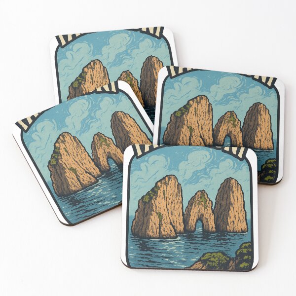 Item preview, Faraglioni Rocks – Capri Coastal Sea Stacks designed and sold by Aryabek.