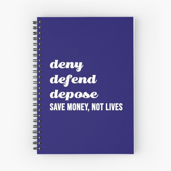Item preview, Deny defend depose. Save money, not lives designed and sold by hitNmiss.
