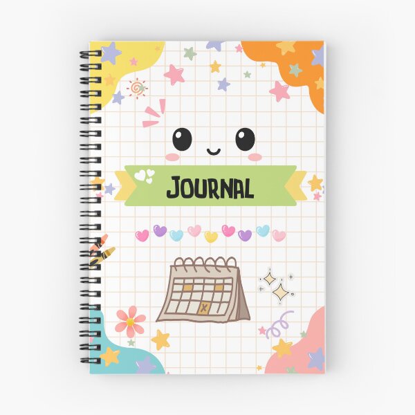 Item preview, cute personal journal  designed and sold by Mena Auroral Brand.