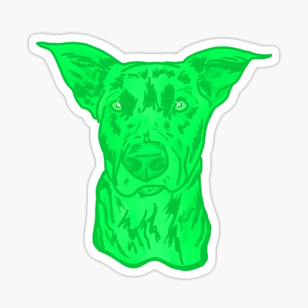 Item preview, Green Doggo designed and sold by Kate Miller Illustrator.