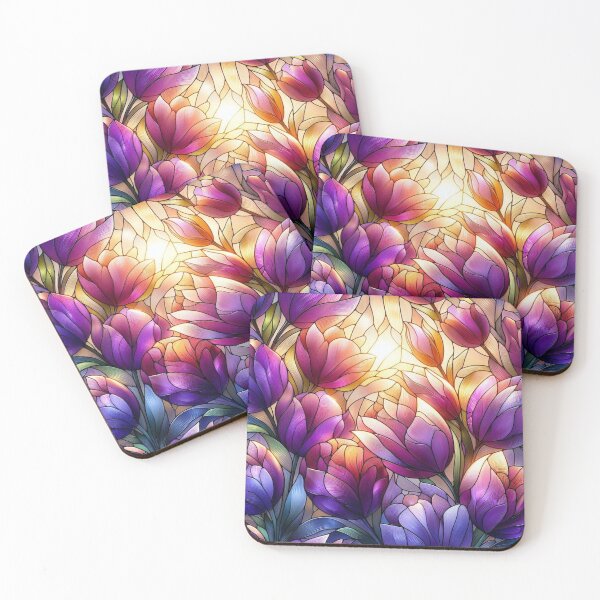 Item preview, Sunny Purple Tulips designed and sold by connie campbell.