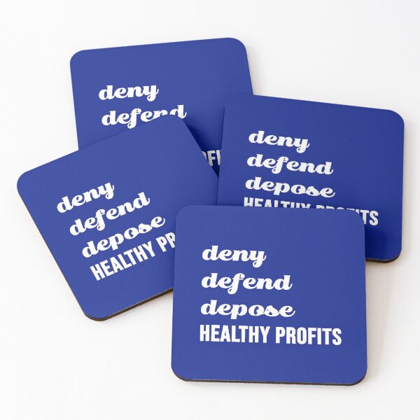 Item preview, Deny Defend Depose. Healthy Profits designed and sold by hitNmiss.