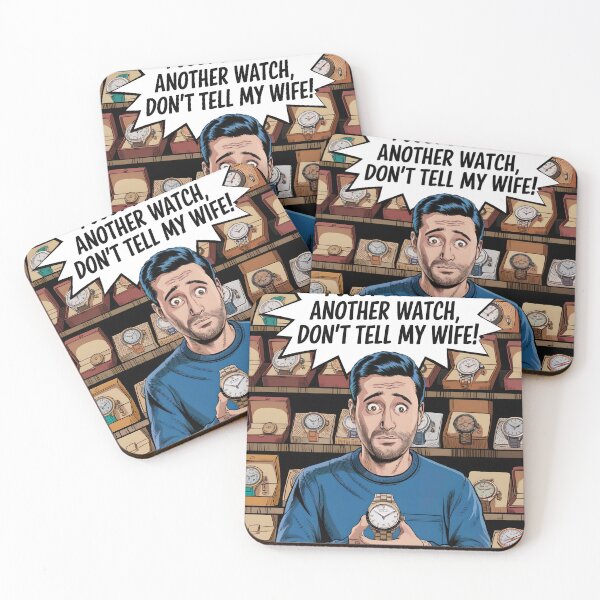 Item preview, Comic Art for the Watch Obsessed Husband designed and sold by WatchesAndMore.
