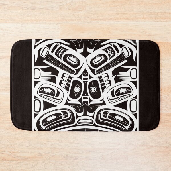 Item preview,  White Totem Native Formline Design Orca Bear Raven designed and sold by 19pisces.