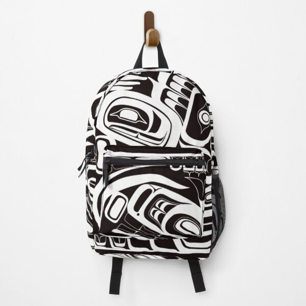 Item preview, White Totem Native Formline Design Orca Bear Raven designed and sold by 19pisces.