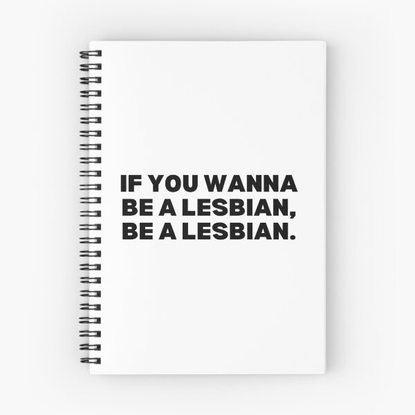 Item preview, Be a lesbian - black and white edition designed and sold by Spiffle.