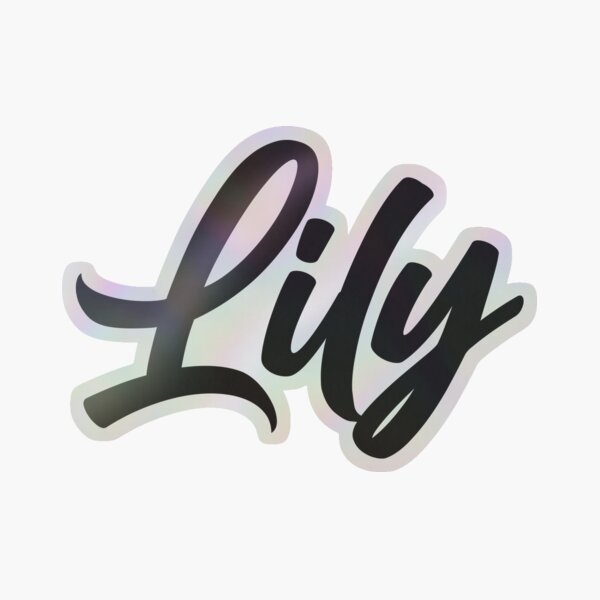 Item preview, Lily Name designed and sold by FLATVAC STICKER.