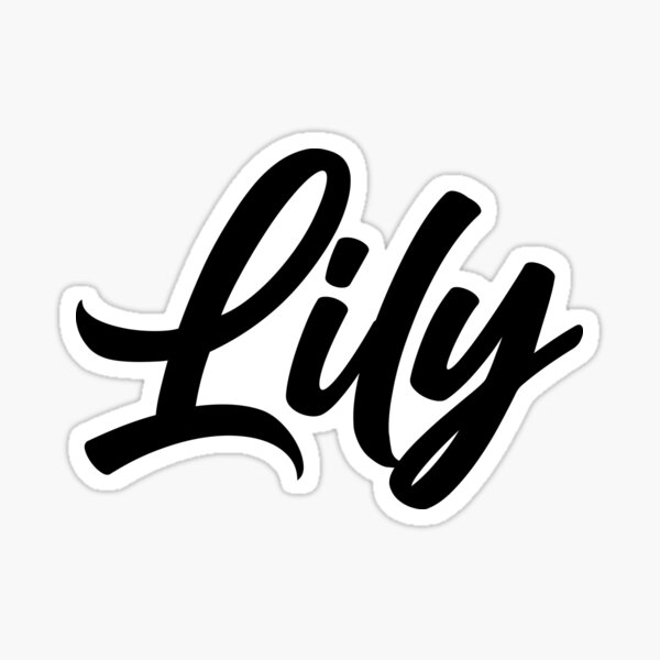 Artikel-Vorschau von Lilienname, designt und verkauft von FLATVAC STICKER.