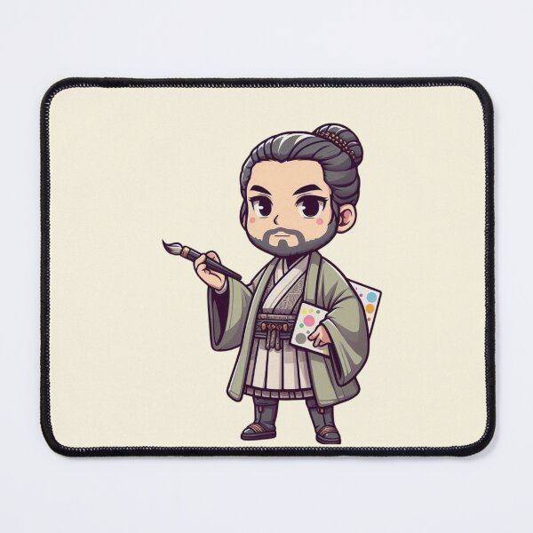 Item preview, Cute Chibi Drawing Sensei #FBF5E2 designed and sold by Sweet Chibi Dreams.