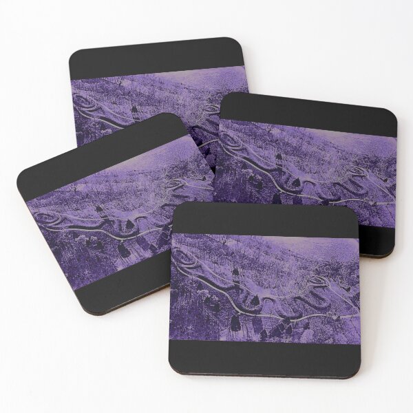 Item preview, Serpent Mound Ohio Ariel Photograph - Purple designed and sold by Earth Nature Creations.