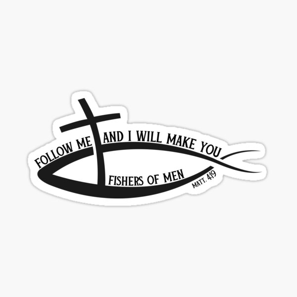 Item preview, Fishers of Men Sticker designed and sold by aileena37.