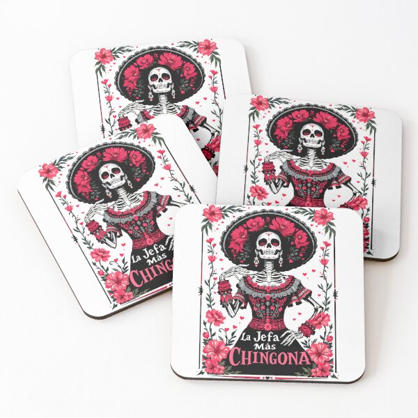 Item preview, La Jefa Más Chingona – Día de los Muertos Boss Lady designed and sold by BeamiCreations.