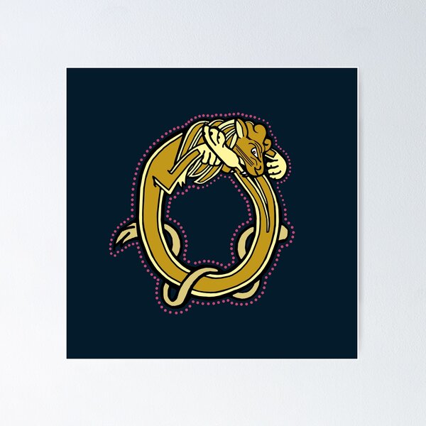 Item preview, Roaring Lion Medieval Letter O designed and sold by Donnahuntriss.