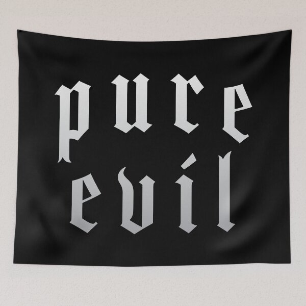 Item preview, Pure Evil Gothic Style Typography Design designed and sold by thegoodwordsco.