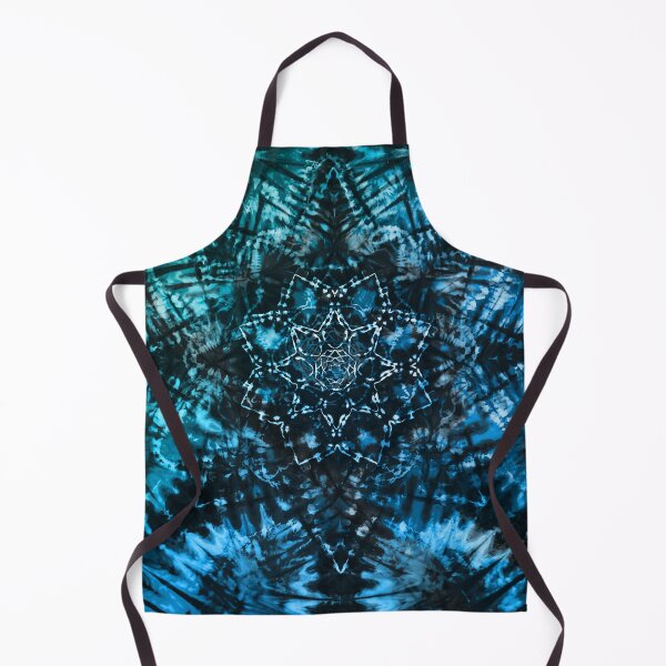 Item preview, Estampado psicodélico tie-dye azul índigo designed and sold by AuroraXGreen.