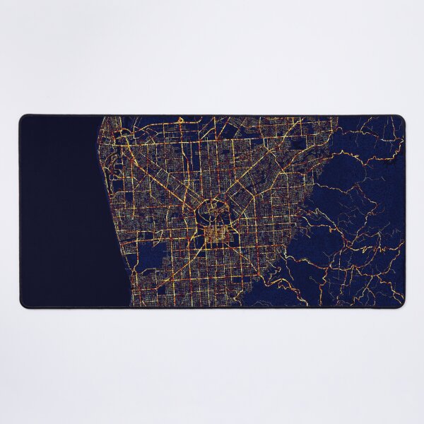 Item preview, Adelaide, Australia Map - City At Night designed and sold by deMAP.