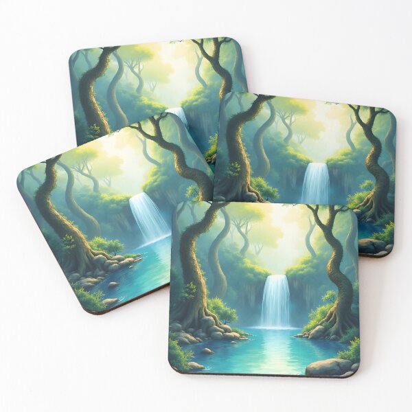 Item preview, Abstract color worlds - Oasis - Art for the senses designed and sold by  VectorArtFactory.