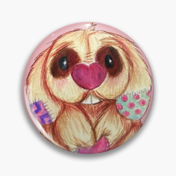Item preview, Sending All My Love, Stitched Valentine & Easter Spring Bunny Rabbit Greeting No.1  designed and sold by MyBottomShelf.