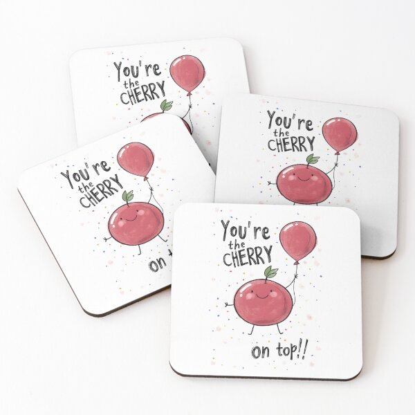 Item preview, You're the Cherry on Top! | A Birthday Celebration Isn’t Complete Without a Little Extra Funny Witty Punny Sweetness designed and sold by FUNqoosh.