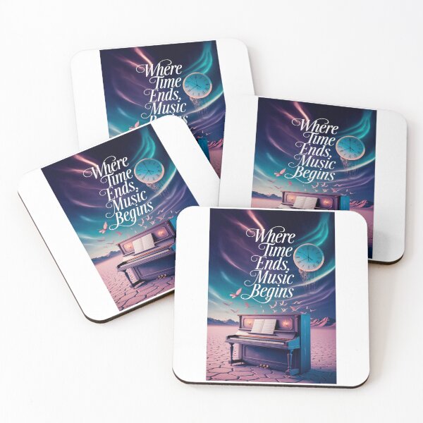 Item preview, Where Time Ends, Music Begins – Surreal Piano Art for Dreamers & Creatives designed and sold by Daniel Hagerman.
