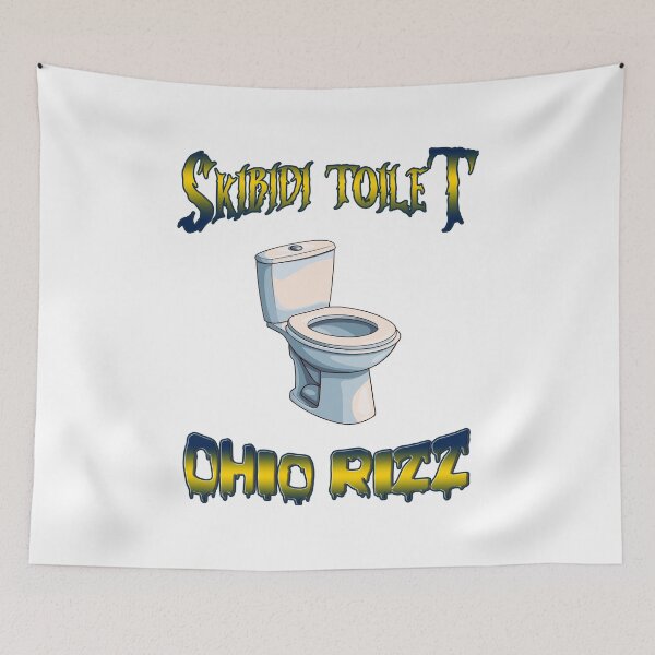 Item preview, Skibidi Toilet Ohio Rizz Brainrot memes Gen alpha designed and sold by Spyshirt.