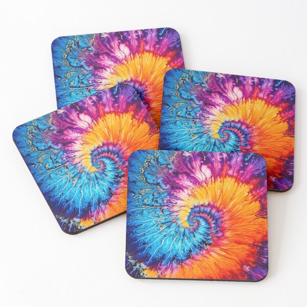 Item preview, Tie Dye Pattern - Colorful Spiral Abstract - Trippy - Music Festival - Tie Dye designed and sold by CattlettArt.