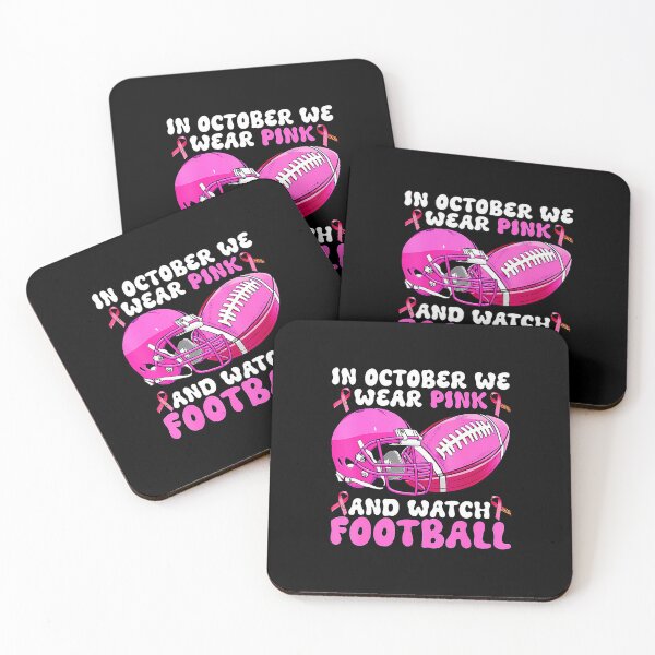 Item preview, In October We Wear Pink Football Breast Cancer Awareness  designed and sold by GabrieSketcham.