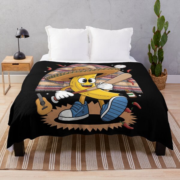 Item preview, Mexican Banana Playing Baseball Funny designed and sold by savrmiller.