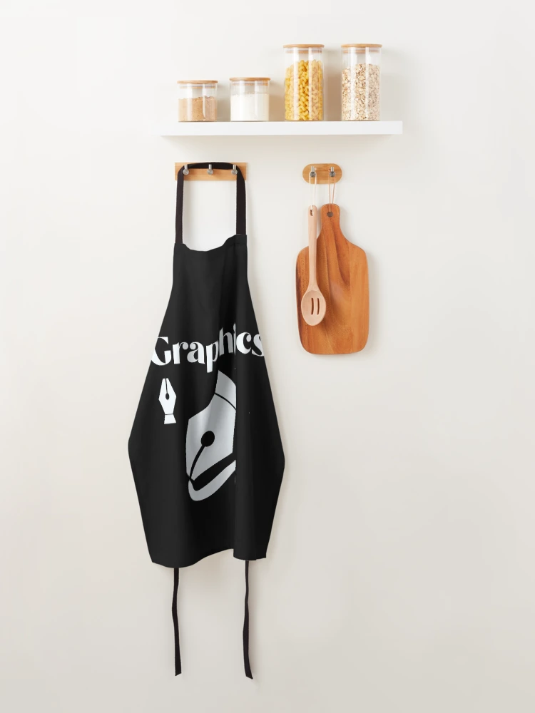 Thumbnail 4 of 6, Apron, Gift For Graphics Designer designed and sold by IRON WINGS /USAF.
