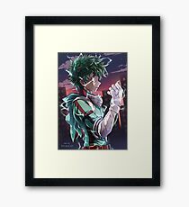 Deku - My hero academia Framed Print
