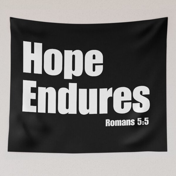 Item preview, Hope Endures, Typography Art designed and sold by MoriaStore.