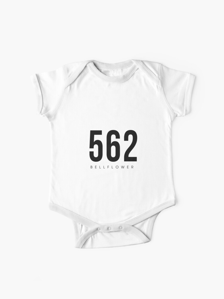 Bellflower Ca 562 Area Code Design Baby One Piece By Cartocreative Redbubble